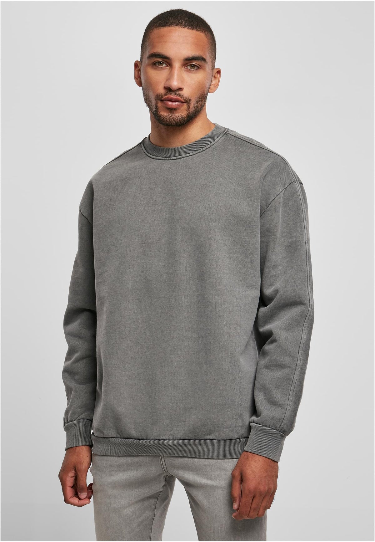 Urban Classics Sweatshirt Heavy Terry Garment Dye Crew
