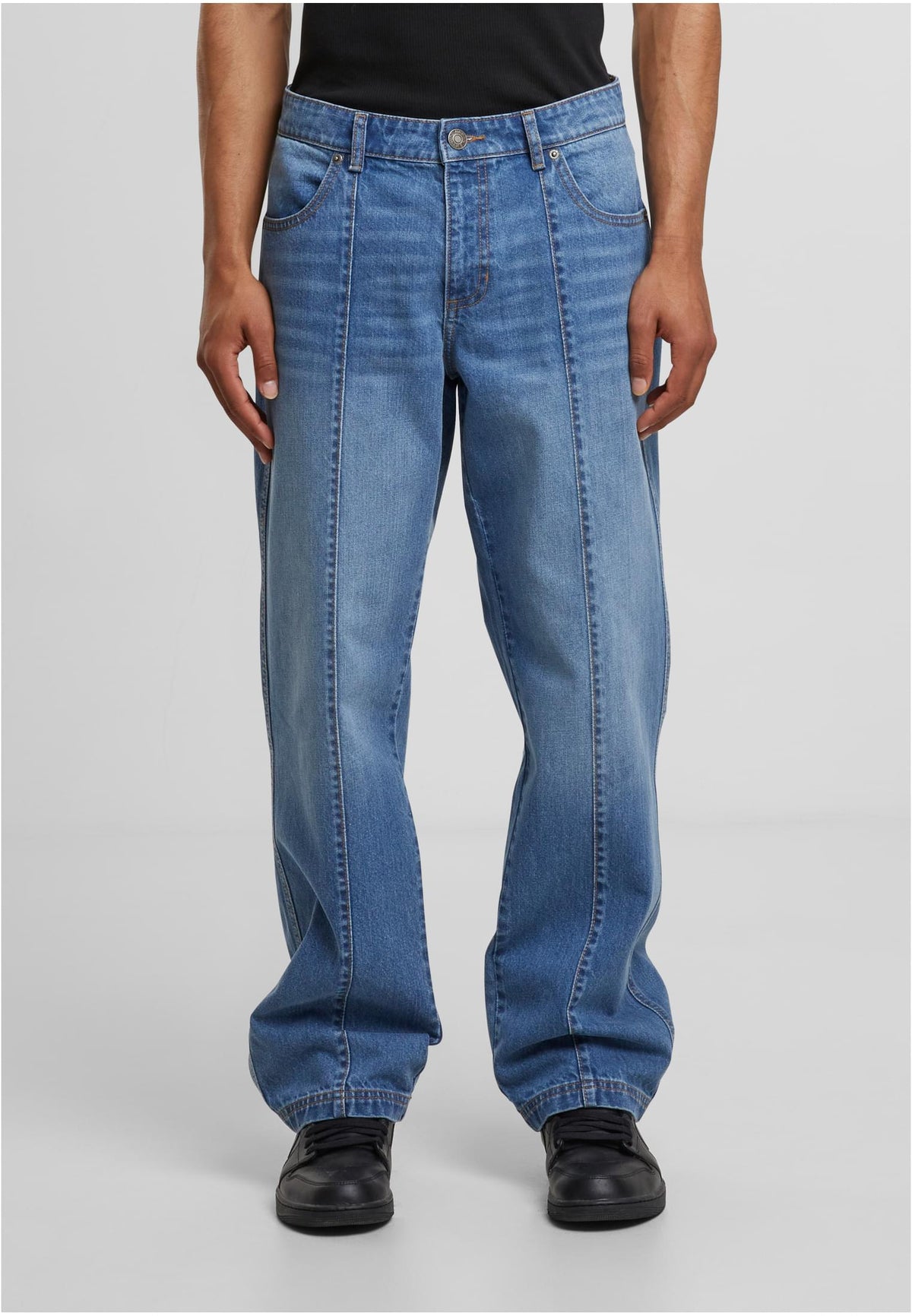 Urban Classics Jeans Wide Leg Denim With Dividing Seams Blau