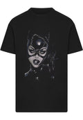 Merchcode T-Shirt Catwoman Schwarz