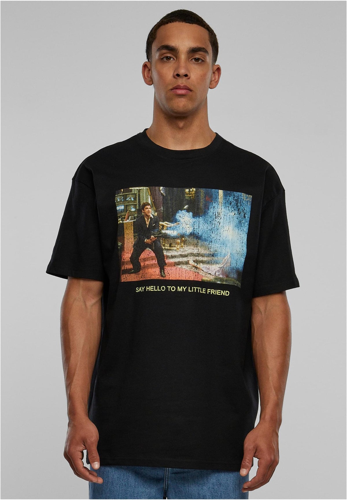 Upscale T-Shirt Scarface Little Friend Schwarz