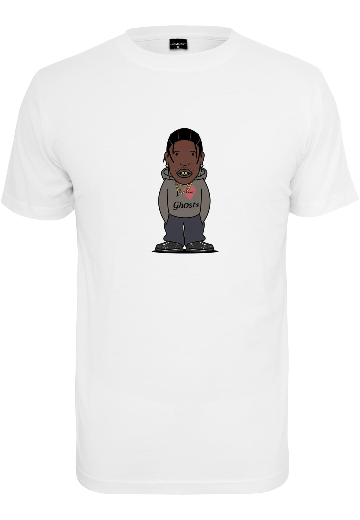 Mister Tee T-Shirt Texas Sketch Weiß