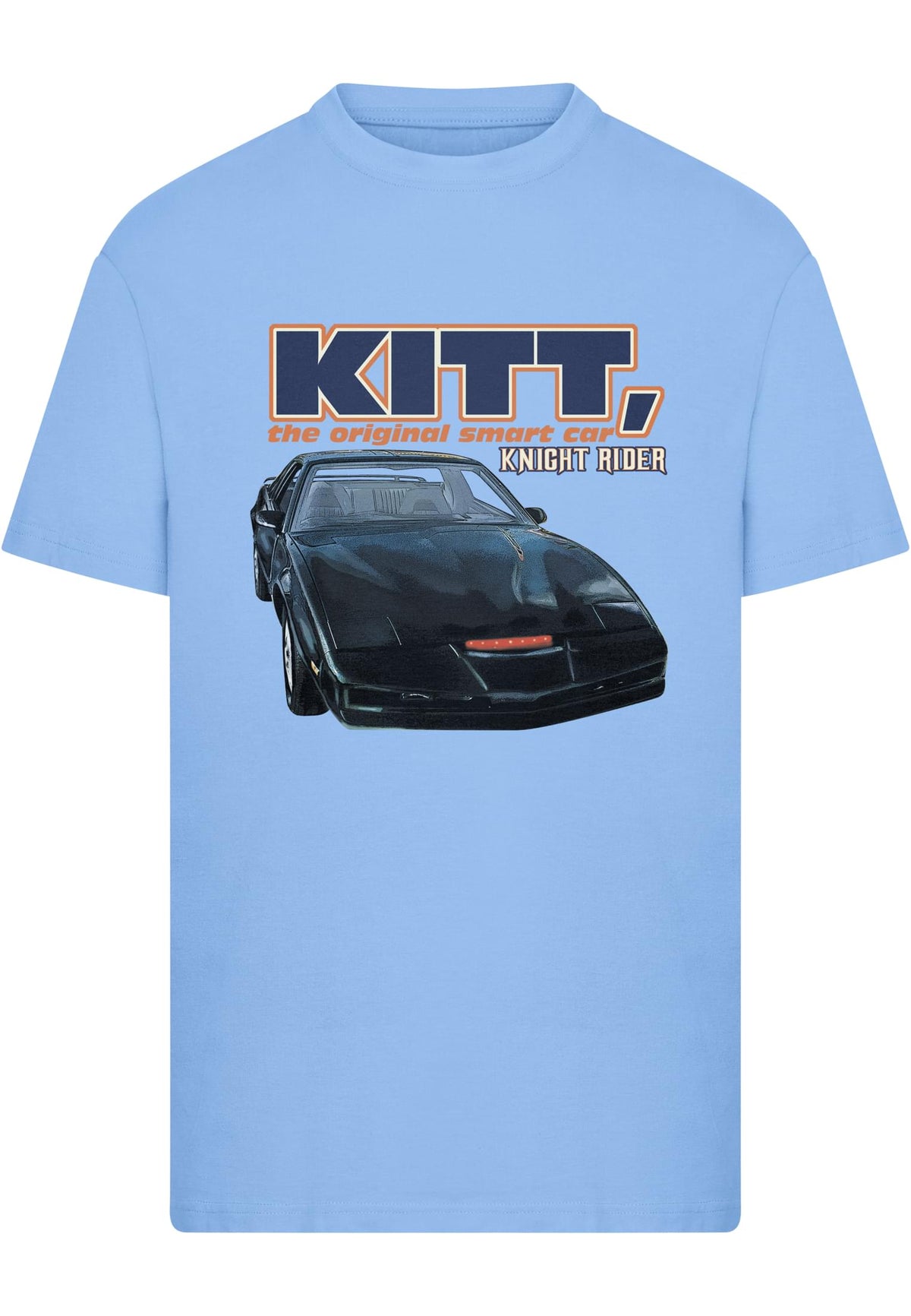 Merchcode T-Shirt Knight Rider KITT Blau