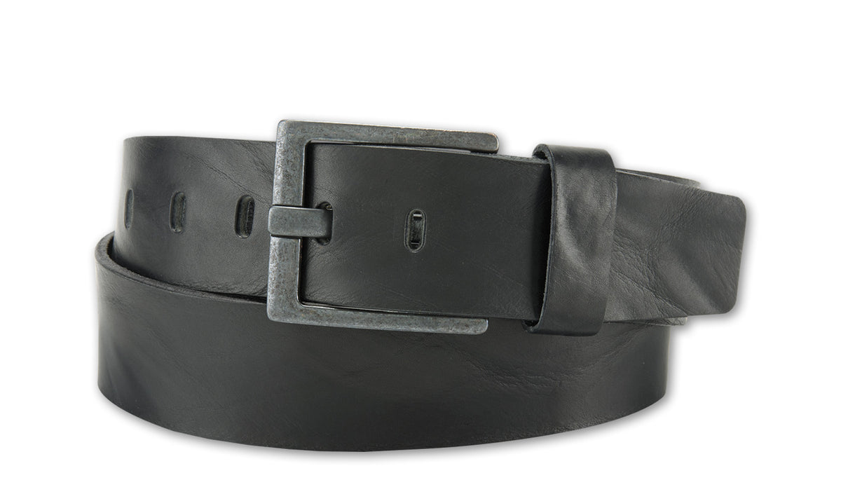 Bernd Götz Gürtel 4,5cm Walklederg.geprägt Gürtel Schwarz