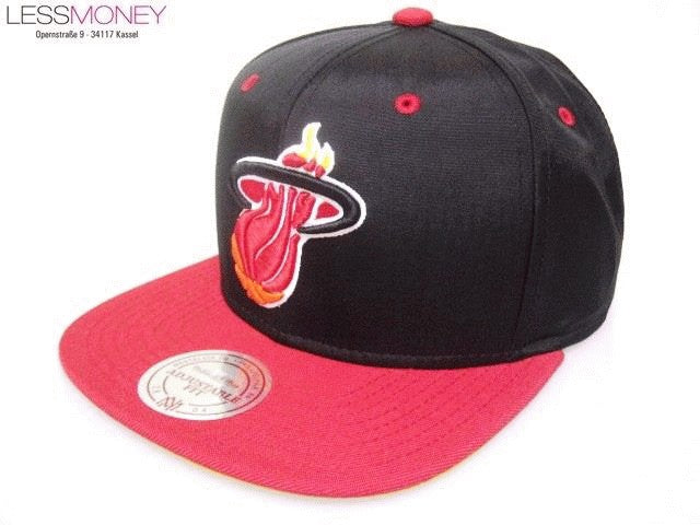 Mitchell&Ness Miami Heat Nylon Snapback Cap