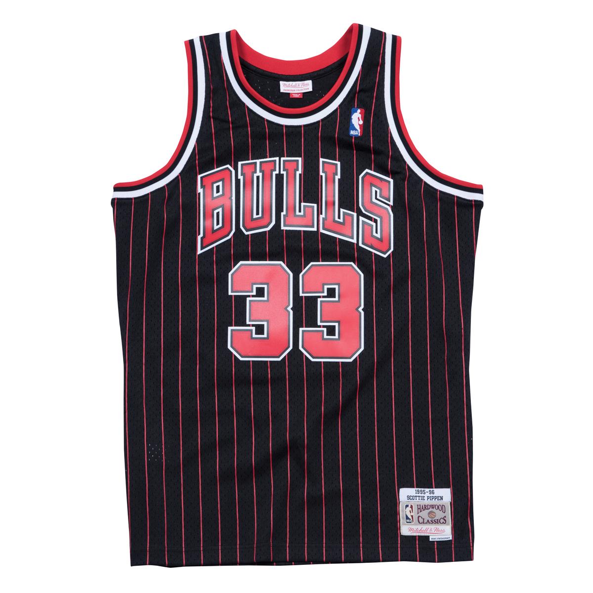 Mitchell&Ness Jersey Chicago Bulls Swingman S.Pippen Schwarz