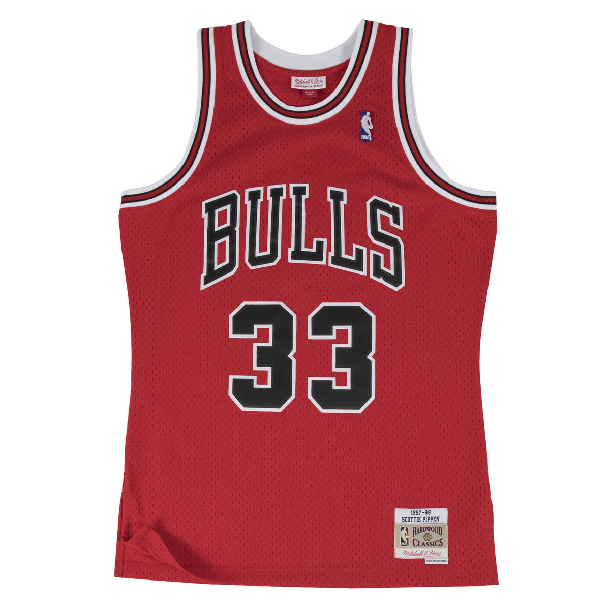 Mitchell&Ness Jersey Chicago Bulls Swingman S.Pippen Rot