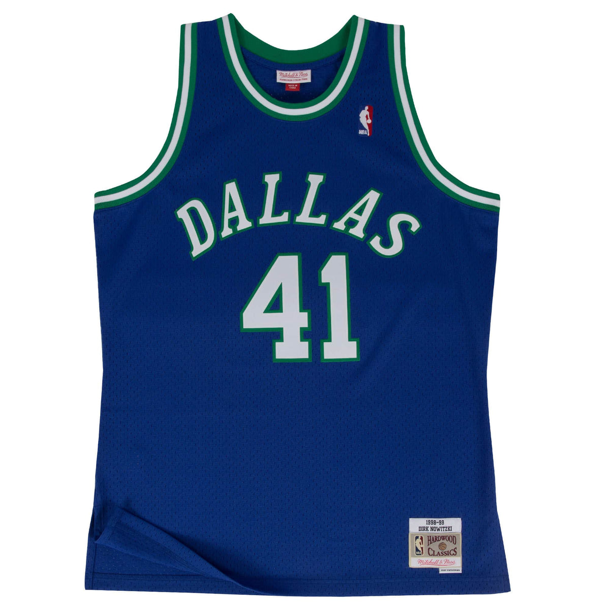 Mitchell&Ness Jersey Dallas Mavericks Swingman D.Nowitzki Blau