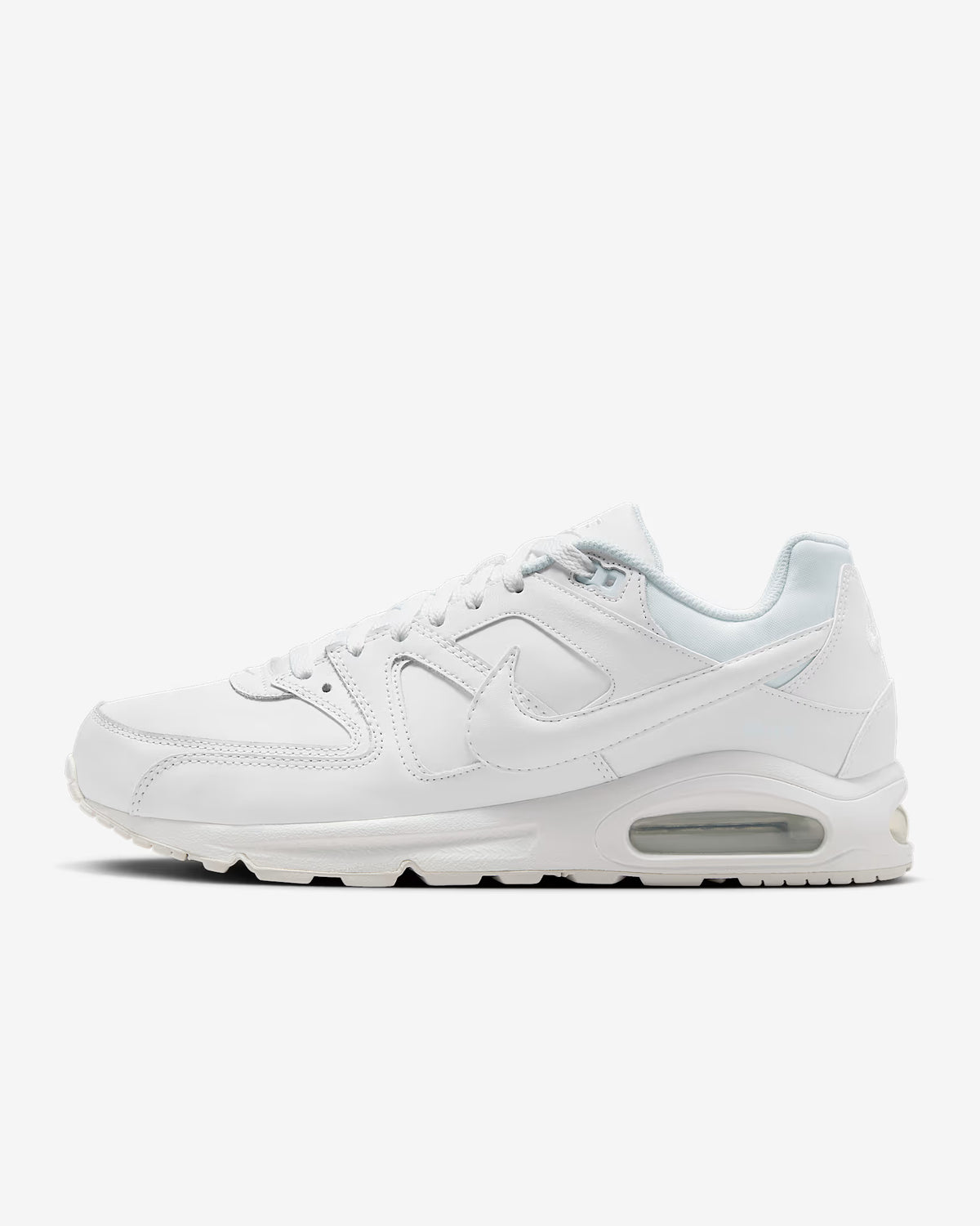 Nike Sneaker Air Max Command White/White-Metallic Silver