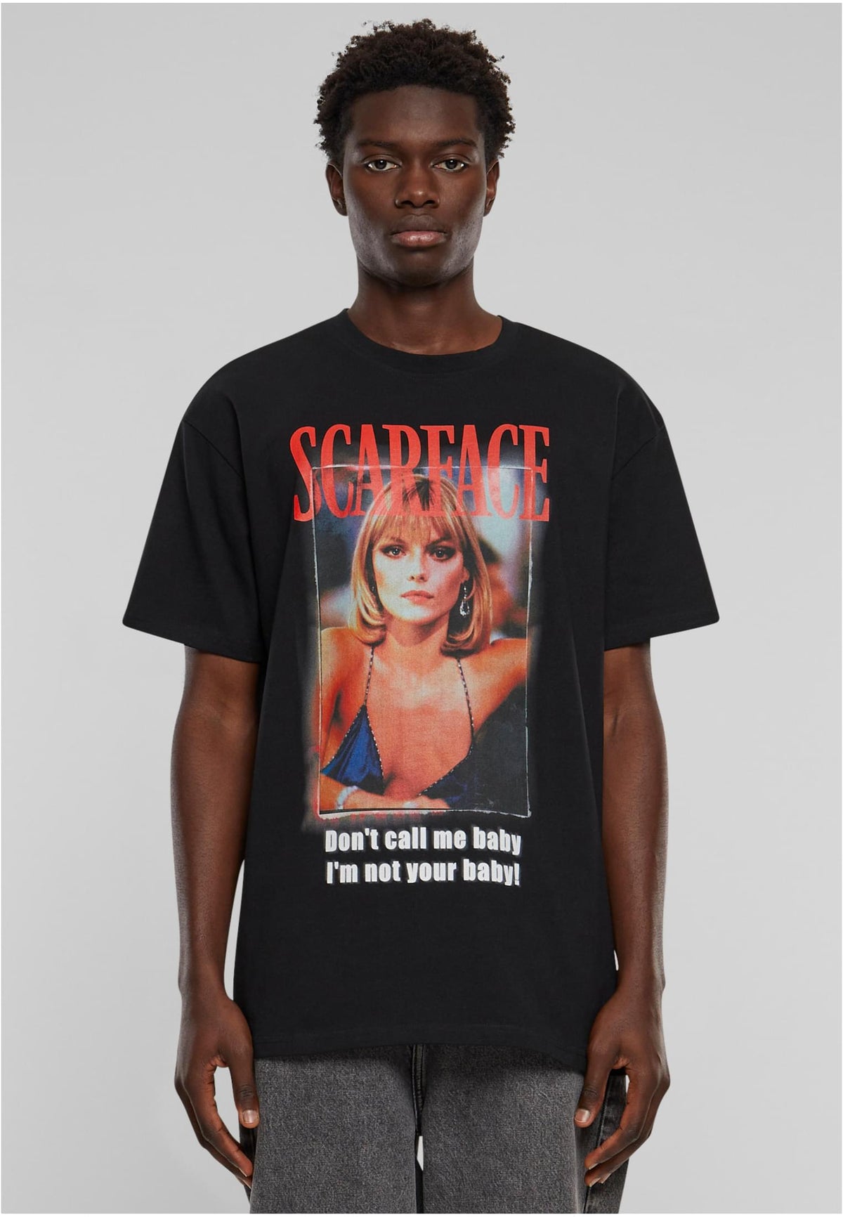 Upscale T-Shirt Scarface Don't call me baby Heavy Oversize Schwarz
